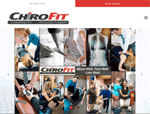 Tablet Screenshot of chirofitchicago.com